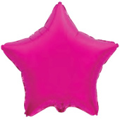 Шар фольга без рисунка 18"Fm звезда металлик Фуксия Малиновая Fuchsia 301500F Шар фольга без рисунка 18"Fm звезда металлик Фуксия Малиновая Fuchsia 301500F