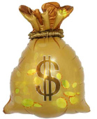 Шар фольга фигура Денежный мешок 33" 84смFL 1207-6405