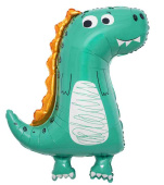 Шар фольга фигура Динозаврик Зеленый 28" 71смFL (упак)