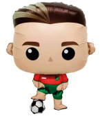 Шар фольга фигура Футболист 27" 69смFL