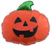 Шар фольга фигура Тыква на Хэллоуин Оранжевый 24" 61смFL