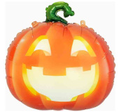 Шар фольга фигура Яркая тыква 26" 66смFL