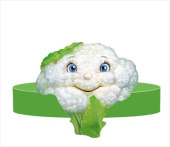 Ободок бумажный Цветная капуста ИмП