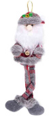 Декоративное украшение Санта подвесной текстиль 50смЕУТ