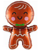 Шар фольга фигура Пряничный человечек 27" 71смFL (упак)