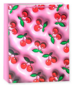 Пакет бумажный L 26х32см Фрукты Ягодки Дизайн №3