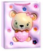 Пакет бумажный M 18х23см Малыш Медвежонок Дизайн №4