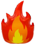 Шар фольга фигура Пламя 30" 76смFL