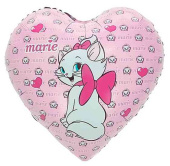 Шар фольга с рисунком 18"FL Сердце Кошечка Мари Розовый