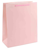 Пакет бумажный XL 31х41см Классика Розовый