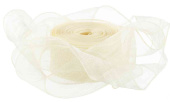 Лента Органза 25х9,14м Нежная грация Кремовый