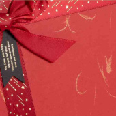 Коробка Квадрат 17х17х8см Волшебный праздник Красный ДБ