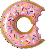 Шар фольга мини с клапаном Пончик надкусанный 18" 46смFL