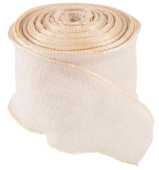 Лента тканевая 4х9,14м Нежная волна Кремовый