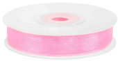 Лента органза 1,2х22,85м Розовый