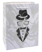 Пакет бумажный L 26х32см Мистер Икс Дизайн №4