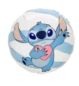 Шар фольга с рисунком 18"FL Круг Любимый монстрик с сердечком