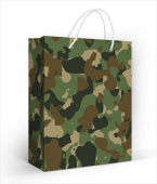 Пакет бумажный M 18х23см Камуфляж