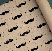 Бумага крафт лист 70х100см Усы Симфония