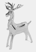 НГ Шар фольга фигура AIR Олень Серебрянный 47" 118смАА (упак)