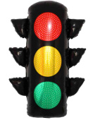 Шар фольга фигура Светофор 32" 81смВЗ (упак)